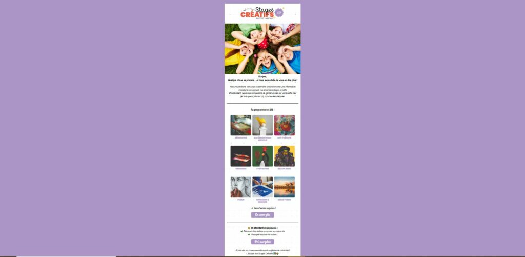 Web newletter