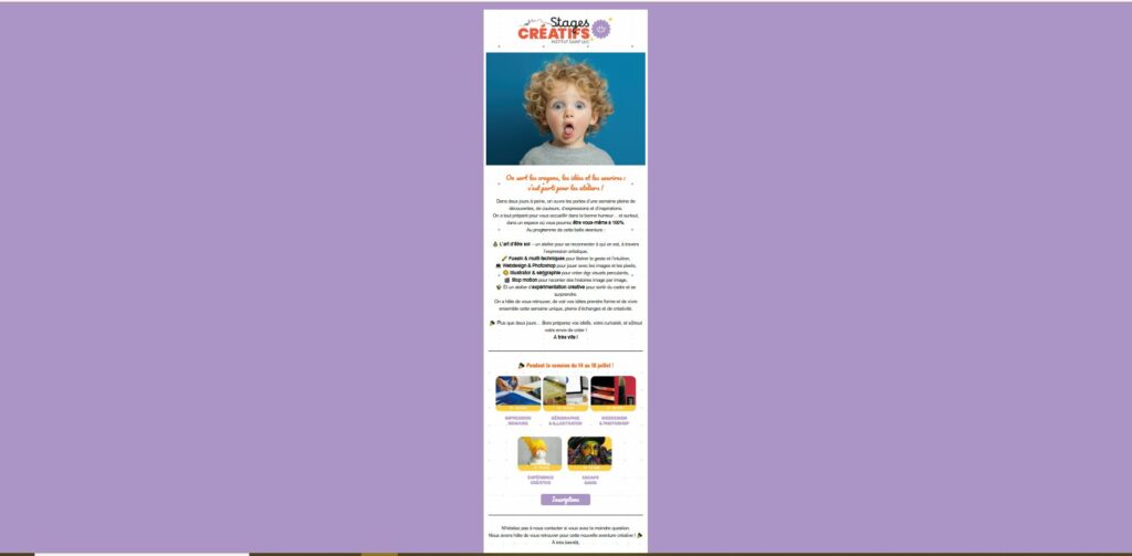Web newletter